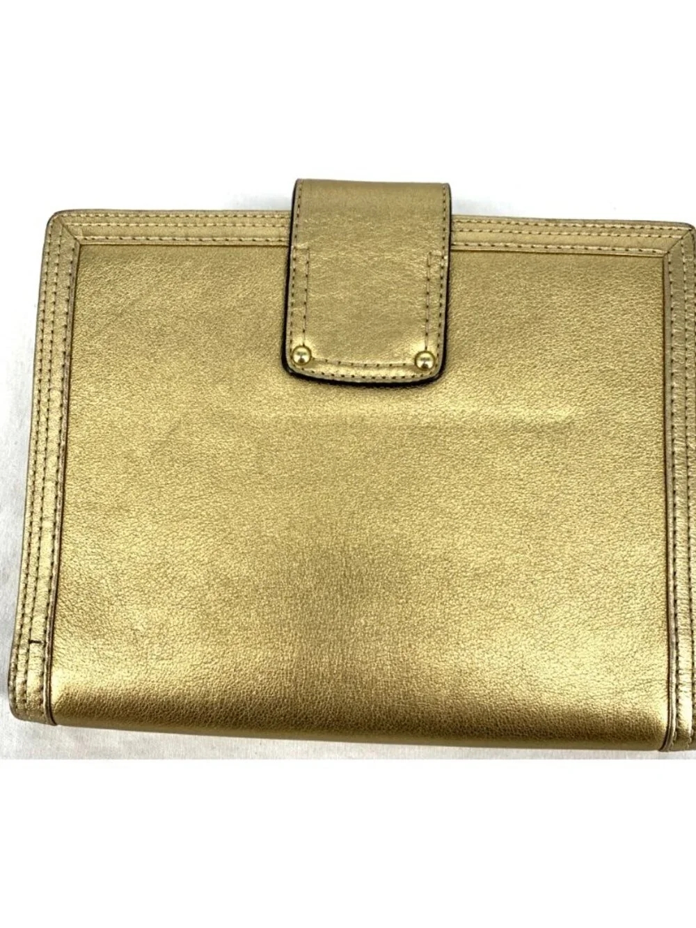 Coach Leather Legacy Agenda Gold Turn Lock Planner & Pen Passport Holder 2008